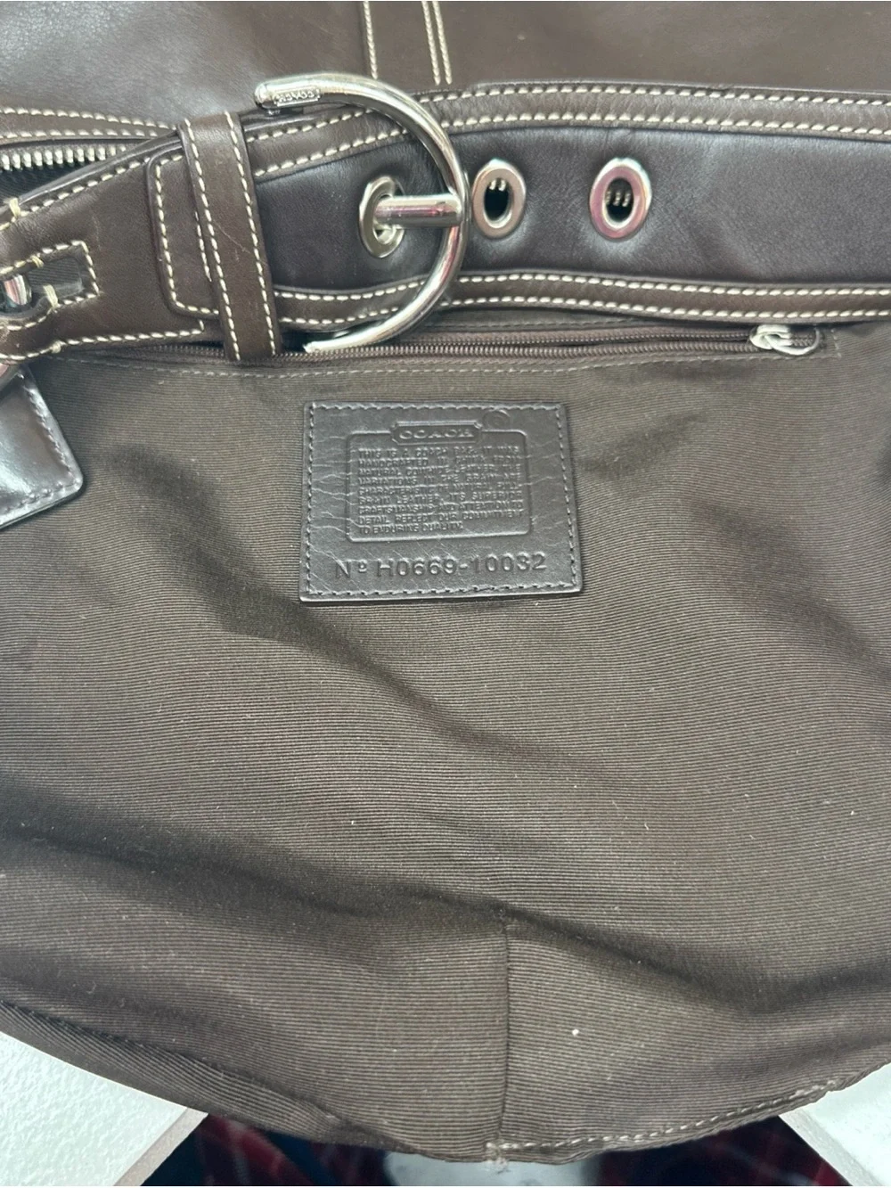 Coach Soho Vintage Hobo Bag Chocolate Brown Leather